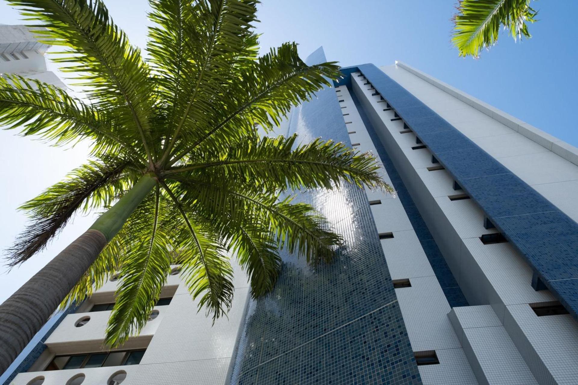 Flat Com 2 Quartos E Vista Mar Da Praia De Pontanegra-Wifi 300 Mb-Garagem-Familia-Criancas-Piscina-Pet Friendly 纳塔耳 外观 照片