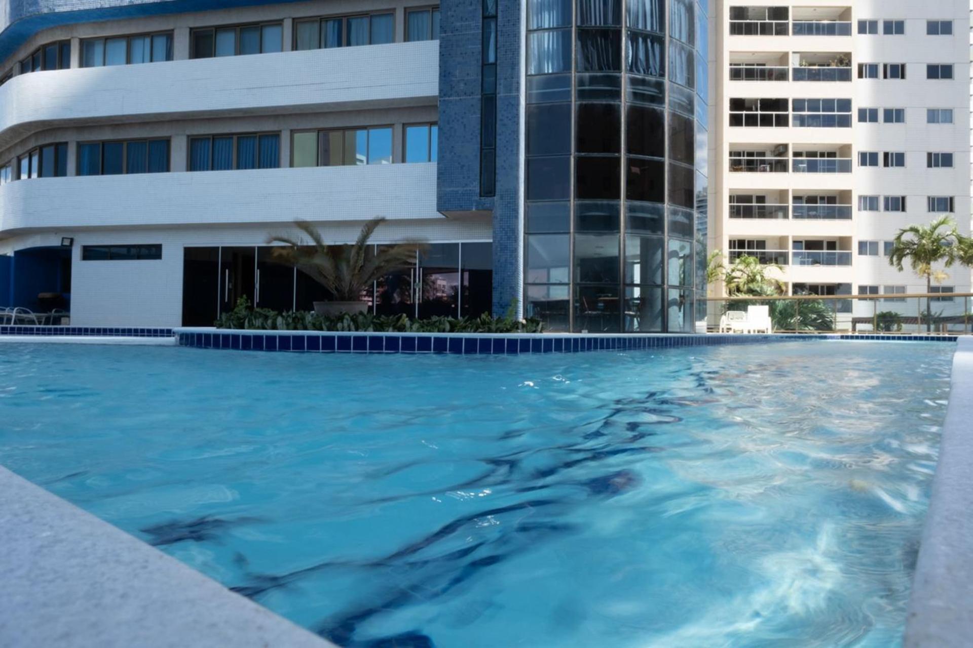 Flat Com 2 Quartos E Vista Mar Da Praia De Pontanegra-Wifi 300 Mb-Garagem-Familia-Criancas-Piscina-Pet Friendly 纳塔耳 外观 照片