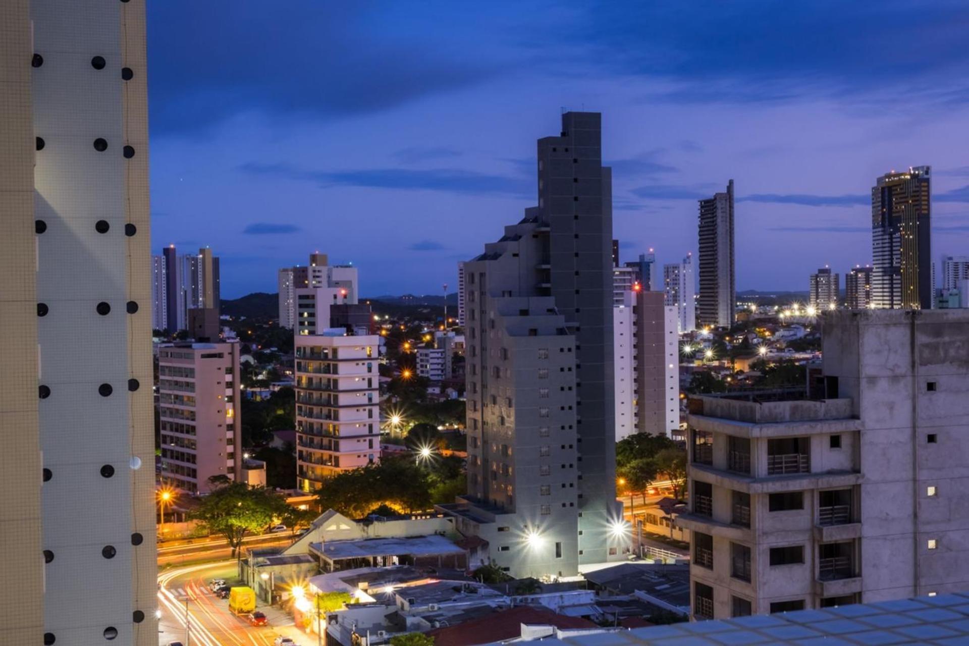 Flat Com 2 Quartos E Vista Mar Da Praia De Pontanegra-Wifi 300 Mb-Garagem-Familia-Criancas-Piscina-Pet Friendly 纳塔耳 外观 照片