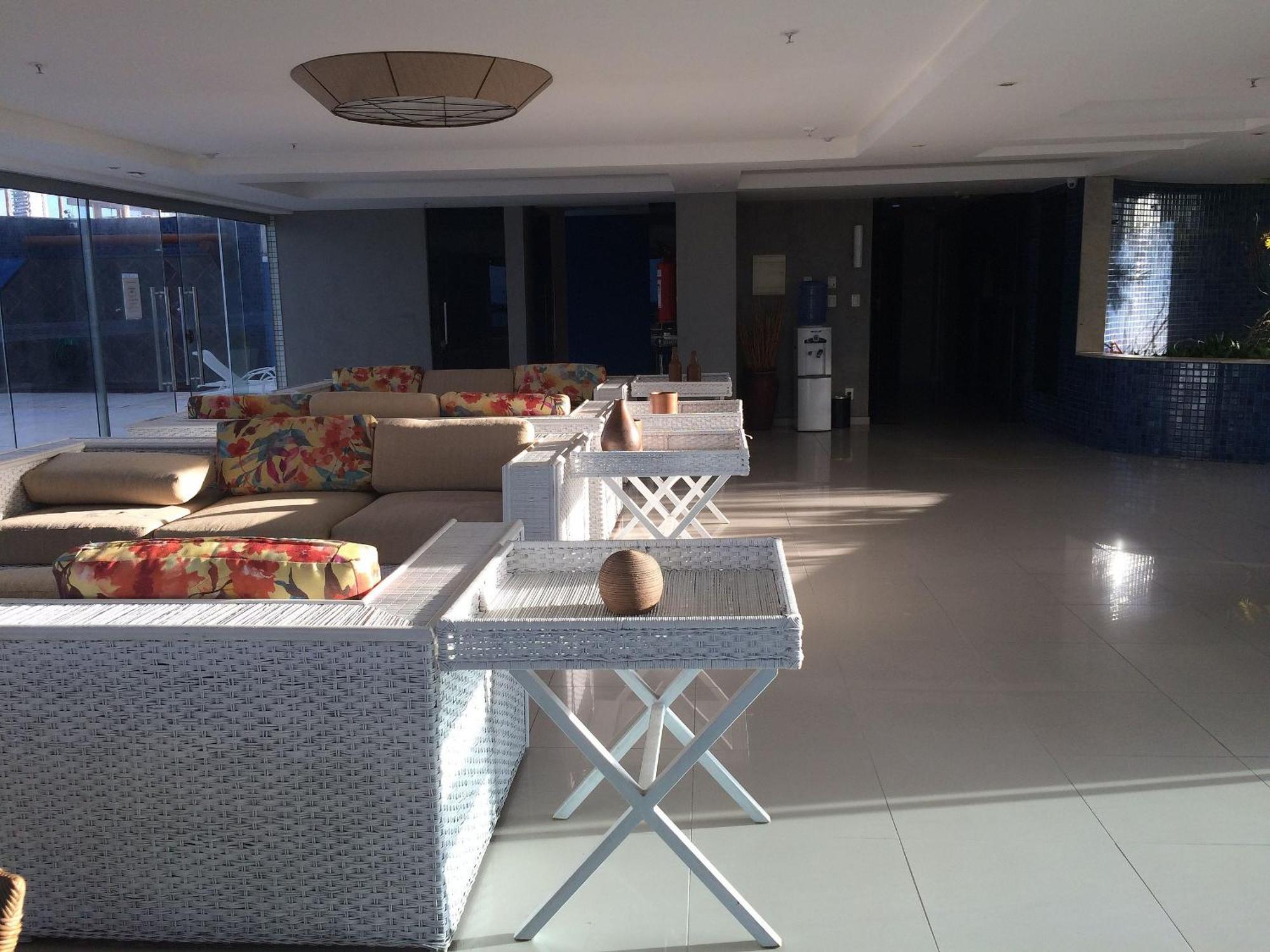 Flat Com 2 Quartos E Vista Mar Da Praia De Pontanegra-Wifi 300 Mb-Garagem-Familia-Criancas-Piscina-Pet Friendly 纳塔耳 外观 照片